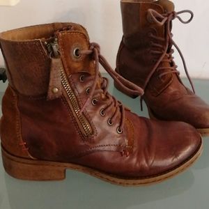 Comfortiva Genuine Leather Booties size 8 M brown